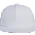 Бейсболка Unit Snapback с прямым козырьком, белая