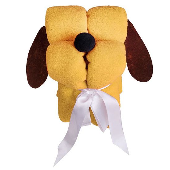 Игрушка-плед «Пес Трансформер», желтый - подробное фото