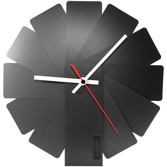 Часы настенные Transformer Clock. Black & Black - подробное фото