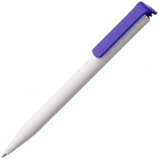 Ручка шариковая Senator Super Hit, белая с темно-синим - подробное фото