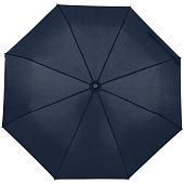 Зонт складной Monsoon, темно-синий - фото