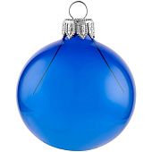 Елочный шар Gala Night в коробке, синий, 6 см - фото