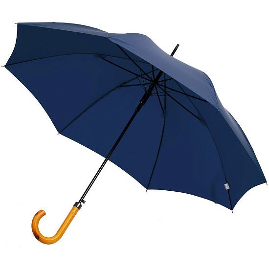 Зонт-трость LockWood, темно-синий - подробное фото