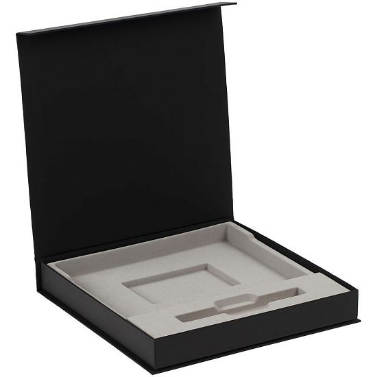 Коробка Memoria под ежедневник и ручку, черная - подробное фото