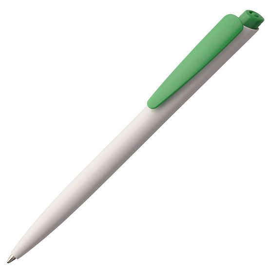 Ручка шариковая Senator Dart Polished, бело-зеленая - подробное фото