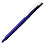 Ручка шариковая Pin Silver, синий металлик - фото