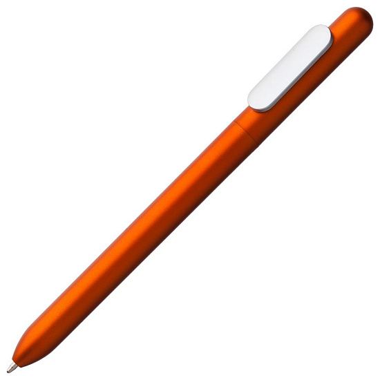 Ручка шариковая Slider Silver, оранжевый металлик - подробное фото