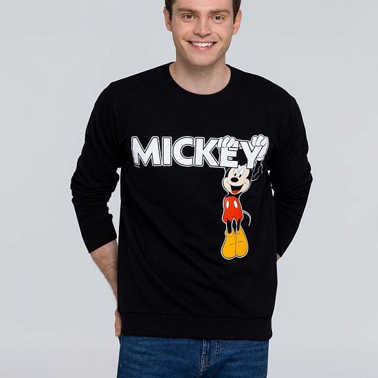 Свитшот Mickey, черный - подробное фото