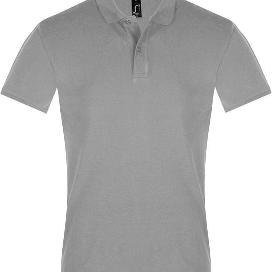 Рубашка поло мужская PERFECT MEN 180 серый меланж - подробное фото