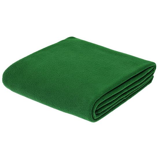 Флисовый плед Warm&Peace XL, зеленый - подробное фото