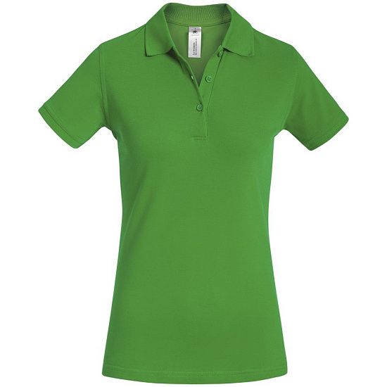 Рубашка поло женская Safran Timeless зеленое яблоко - подробное фото