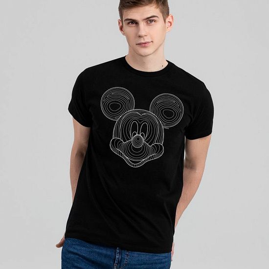 Футболка 3D Mickey Mouse, черная - подробное фото