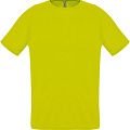 Футболка унисекс SPORTY 140, желтый неон