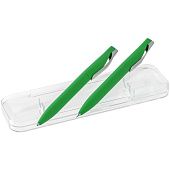 Набор Pin Soft Touch: ручка и карандаш, зеленый - фото