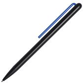 Шариковая ручка GrafeeX в чехле, черная с синим - фото