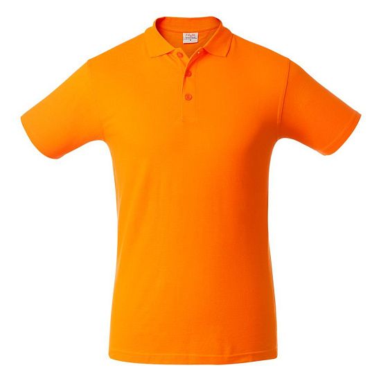 Рубашка поло мужская SURF, оранжевая - подробное фото
