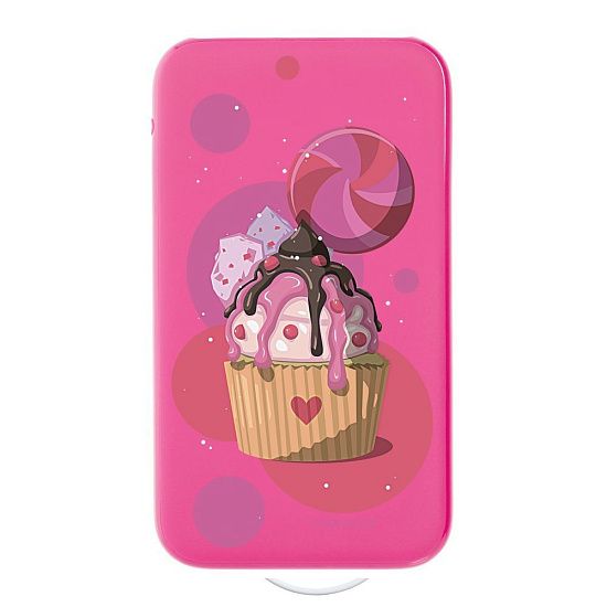 Внешний аккумулятор Cupcake 5000 мAч, розовый - подробное фото