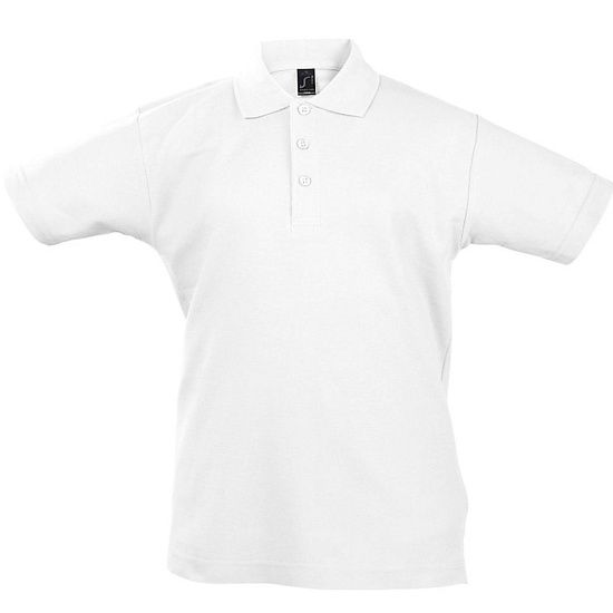 Рубашка поло детская Summer II Kids 170, белая - подробное фото