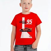 Футболка детская McQueen 95, красная - фото