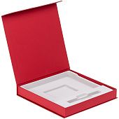 Коробка Memoria под ежедневник и ручку, красная - фото