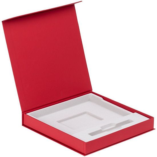 Коробка Memoria под ежедневник и ручку, красная - подробное фото