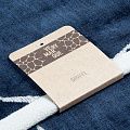 Полотенце Giraffe, большое, бежевое с синим