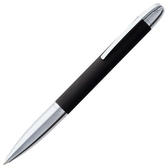 Ручка шариковая Arc Soft Touch, черная - подробное фото