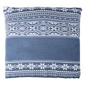 Подушка «Скандик», синяя (индиго) - фото