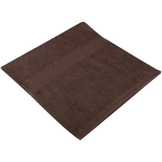 Полотенце Soft Me Small, коричневое - подробное фото