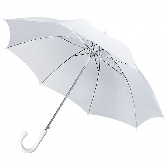 Зонт-трость Unit Promo, белый - подробное фото