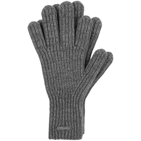 Перчатки Bernard, серый меланж - подробное фото