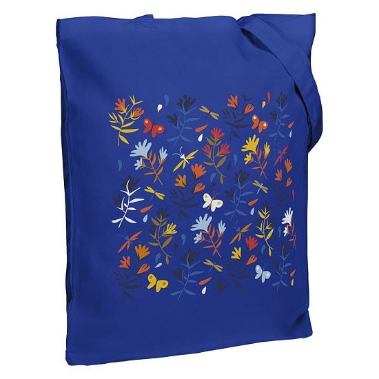Холщовая сумка Indian Summer, ярко-синяя - подробное фото