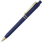 Ручка шариковая Raja Gold, синяя - фото