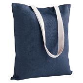 Холщовая сумка на плечо Juhu, синяя - фото