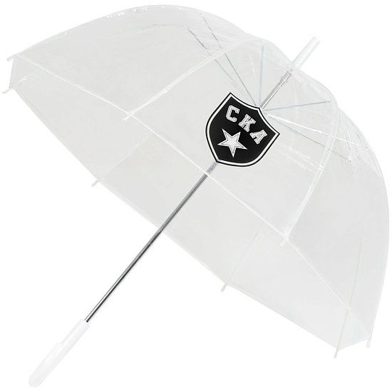 Прозрачный зонт-трость «СКА» - подробное фото