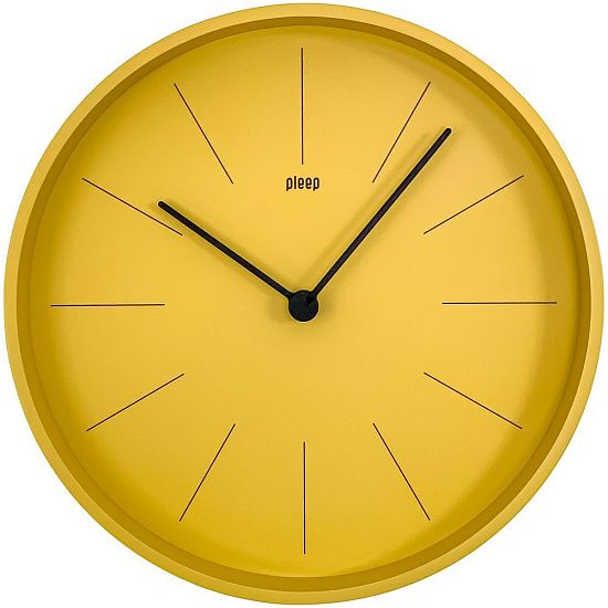 Часы настенные Ozzy, желтые - подробное фото