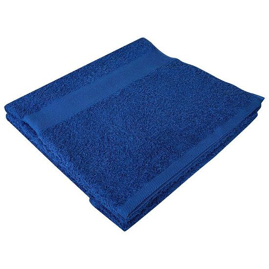 Полотенце махровое Soft Me Large, синее - подробное фото