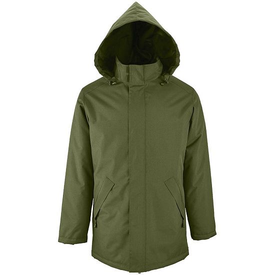 Куртка на стеганой подкладке Robyn, темно-зеленая - подробное фото
