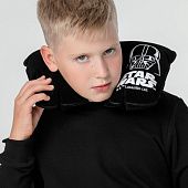 Надувная подушка под шею Darth Vader в чехле, черная - фото