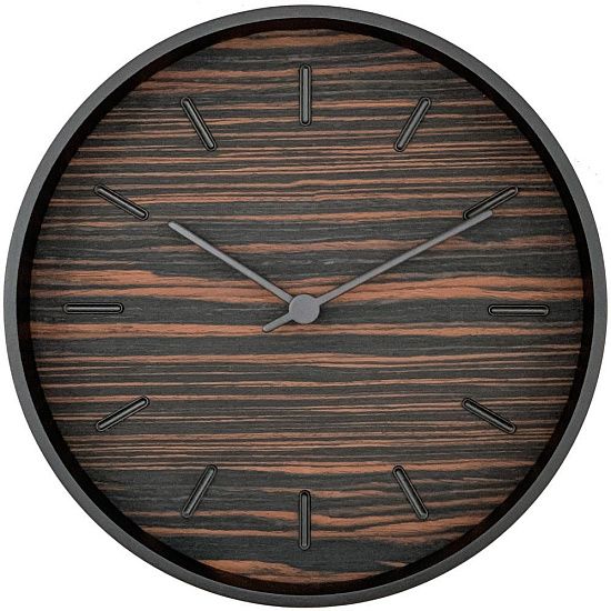 Часы настенные Tara, шпон - подробное фото