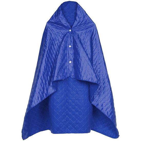 Плед-пончо для пикника SnapCoat, синий - подробное фото