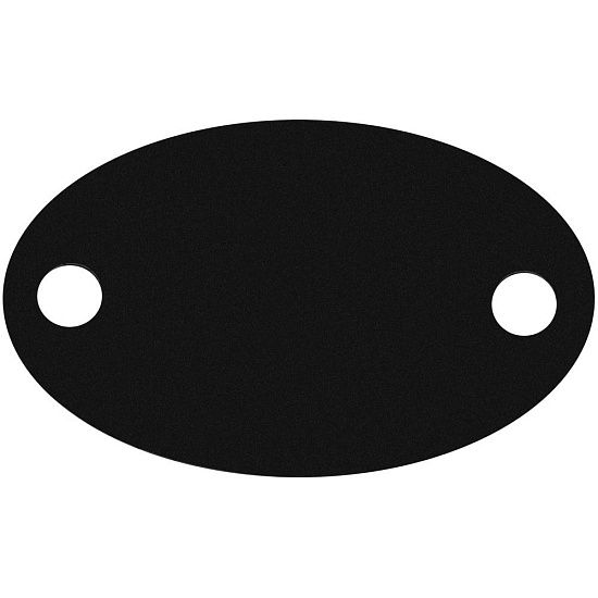 Шильдик металлический Alfa Oval, черный - подробное фото