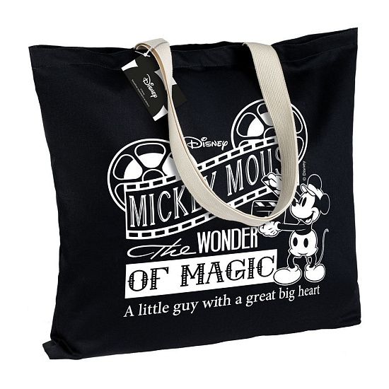 Холщовая сумка «Микки Маус. Wonder Of Magic», черная - подробное фото