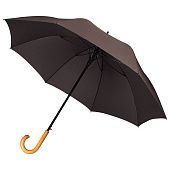Зонт-трость Classic, коричневый - фото