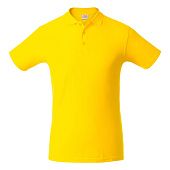 Рубашка поло мужская SURF, желтая - фото