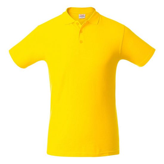 Рубашка поло мужская SURF, желтая - подробное фото