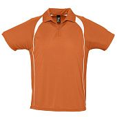 Спортивная рубашка поло Palladium 140 оранжевая с белым - фото