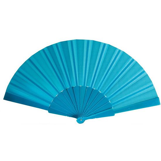 Складной веер «Фан-фан», ярко-синий - подробное фото