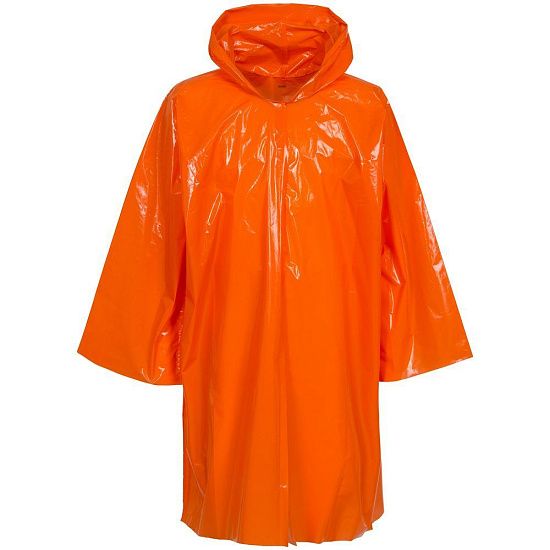 Дождевик-плащ CloudTime, оранжевый - подробное фото