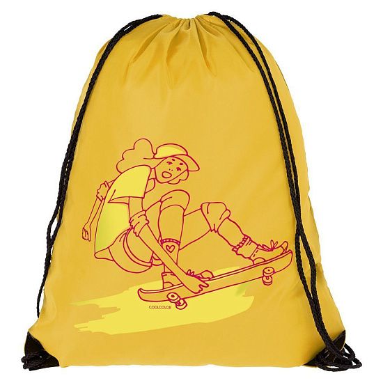 Рюкзак Skateboard, желтый - подробное фото